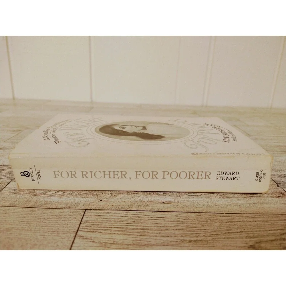 For Richer‎ for Poorer Edward Stewart 1983 Berkley Vintage 80s Romance Paperback